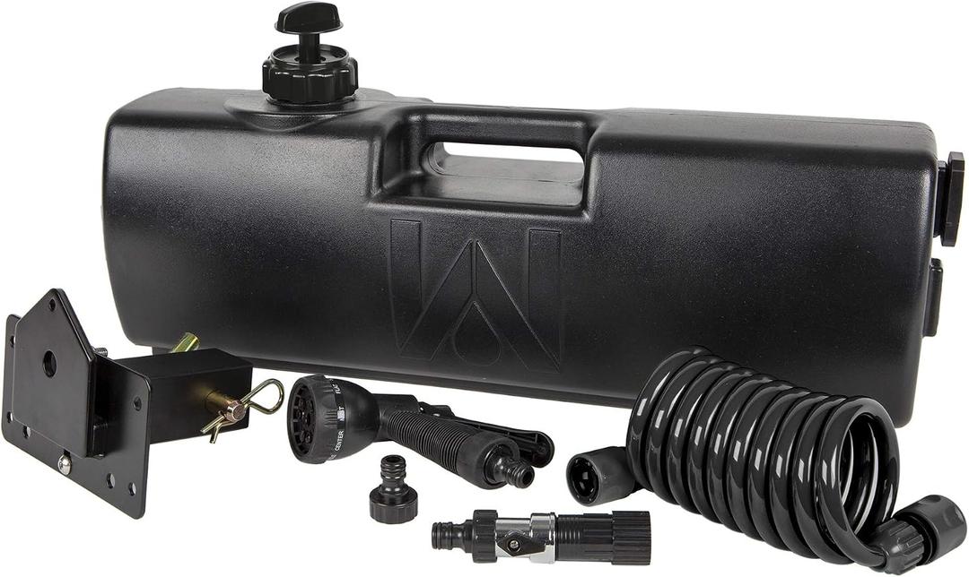 WaterPORT 4.0 Gallon Self-Pressurized Water Tank for Camping Showers, Bumper Mount or Bed Mount Vehicle Water Storage for Trucks & Off Road Vehicles