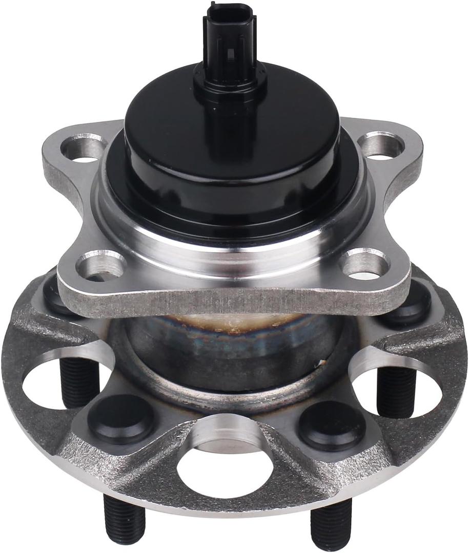 KUSATEC 512505 Rear Wheel Bearing and Hub Assembly Compatible with 2010-2015 Toyota Prius, 2012-2015 Plug-In, 5 Lug Bolts w/ABS