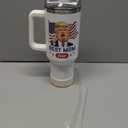 Wowcugi Mom Trump Tumbler with Handle 40oz, Gifts for Mom from Daughter Son, Stainless Steel Insulated Tumblers Coffee Travel Mug Cup, Best Moms Gift for Birthday Christmas Mothers Day