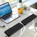 L-Shaped Desk Elbow Pad for Desk,2 PCS Elbow Rest for Desk with Ergonomic Support, Ergonomic Desk Arm Rest Cushion, Non-Slip Desk Edge Wrist Support for Office & Home