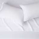 Lightweight Super Soft Breathable Wrinkle-Resistant Microfiber 4-Piece Bed Sheet Set with 14-Inch Deep Pockets, Queen, Bright White, Solid