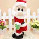 SdeNow Twerking Santa Claus,Booty Shaking Santa Dancing Santa Claus with Music Singing Animated Christmas Santa Toys for Kids English Song