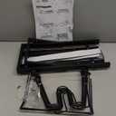 Magheo 2 Pack Pots and Pans Organizer Under Cabinet, 22" Deep Expandable Pull Out Pot Lid Organizer and Storage with 10 Adjustable Dividers No Drill Pot and Pan Holder Rack with Handle Bracket(Black)