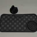 Generic Multifunction Car Anti-Slip Mat Auto Phone Holder, 360 Rotating, Non-Slip Pad for Phones, Sunglasses, Keys (Black and Gray Pattern)