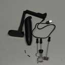 Electric Milk Frother Handheld: Rechargeable - LED Digital Display, Bare-Bones Version - Blackish Purple