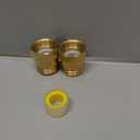 2Pcs One Way Brass Check Valve Non Return 3/4" Female to 3/4" Male Thread Backflow Preventer Check Valve (0.75 Inch)