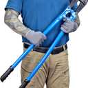 36 IN Bolt Cutter with Drop Forged Cr-Mo Alloy Steel Blades,with Ergonomic Handle,Heavy Duty Metal Cutter for Rebars, Chains, Locks, Wires, Bolts, Fence.
