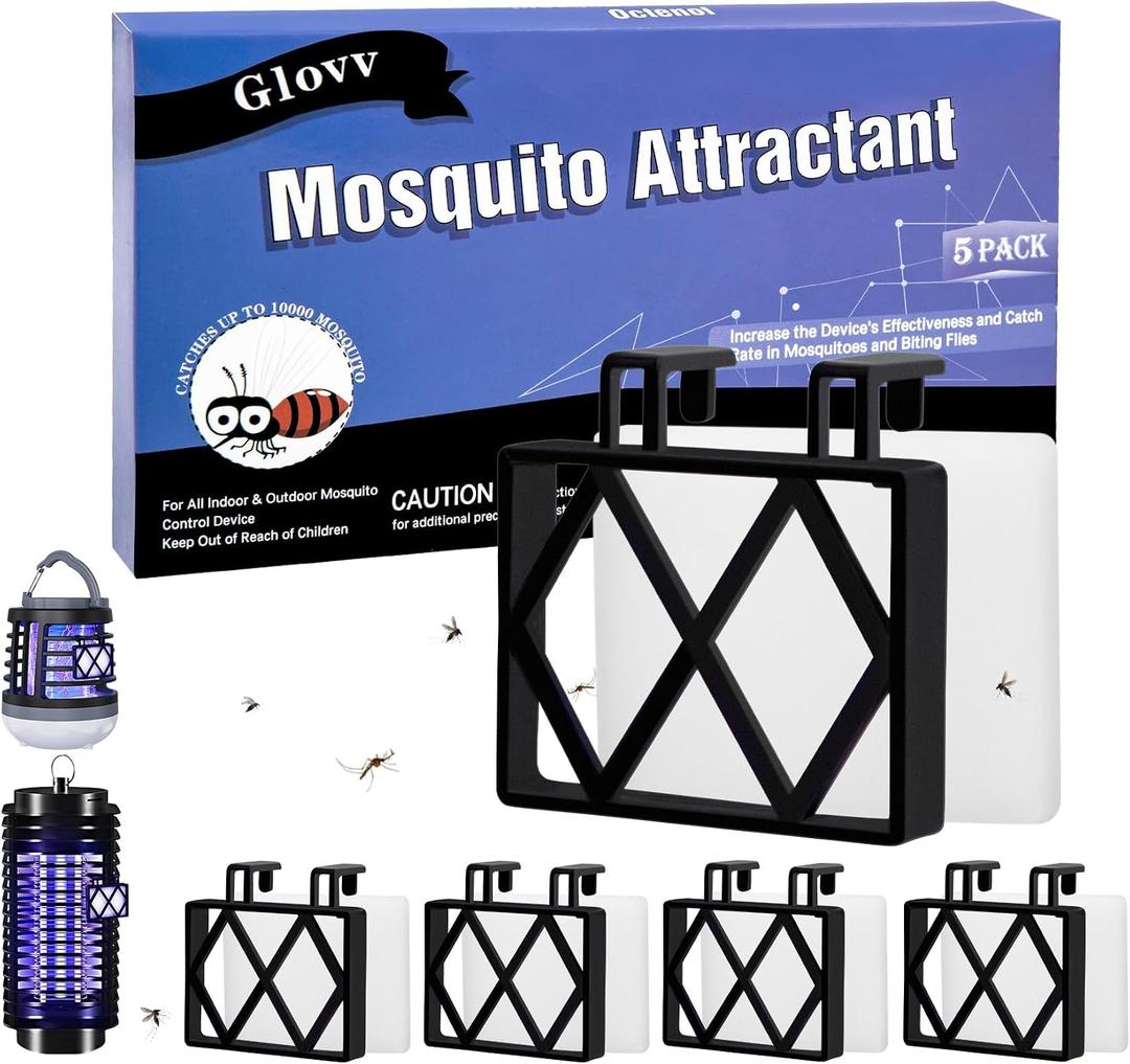 3 Pack Mosquito Attractant Bait Refill Cartridge with Hanging Hook for Bug Zappers, Great for Fruit Fly Traps for Indoors Outdoor to Trap and Increase Catch Rates
