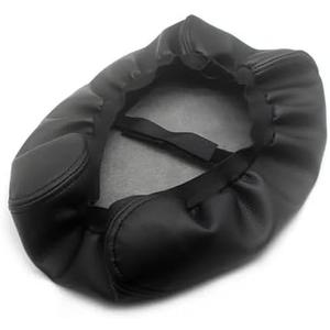 Microfiber Leather Car Center Console Lid Armrest Box Cover Trim for Jeep for Grand for Cherokee 2011 2012 2013-2019 Gearshift Cover(Black1 Elastic Band)