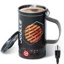 Electric Kettle, Multi-Functional Portable Travel Water Boiler Cooker, 30 oz Electric Kettle for Coffee, Cooking, Popcorn Maker, Camping RV Essentials
