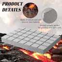 Rabbit Scratching Foot Pads, 4 Pcs Bunny Grinding Claw Pad Natural Small Animal Pet Molars Hamster Scratch Board Chew Toys for Guinea Pig Hedgehog Chinchilla Hamster Cage Accessories