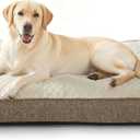 JOEJOY XL Orthopedic Dog Beds Large Sized Dog, Extra Thick Supportive Big Dogs Couch Bed with Sides, Ultra Soft Pet Bed Sofa for Large Dogs, Beige, 42inch
