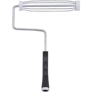 Edward Tools 9-inch Roller Frame - Use with Standard 9-in Roller Covers - 5-Wire Roller Cage for Secure Grip - Threaded End Works w/Standard Extension Poles - Ergonomic Handle for Comfort and Control