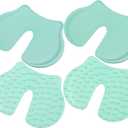 4Pcs Shot Pain Reducer Set,Shot Helper Pain Blocker Device,Reusable Shot Pain Blocker Device, Lightweight Immunization Shot Blocker for Kids and Adults(Light Green) (Blue)