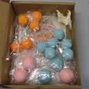 Summer Hawaiian Cake Topper with Swimming Rings Balls Sun Umbrella Beach Cake Decorations for Summer Hawaii Aloha Theme Birthday Supplies