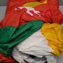 10FT Christmas Inflatable Santa Claus on Sleigh with 3 Reindeer, Blow Up Yard Clearance with LED Lights Built-in, Holiday Party Decor for Garden