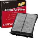 Puroma Cabin Air Filter with Activated Carbon, Replacement for CP930, CF10930, CAF1869P, Subaru: 72880-FG000, Compatible with Crosstrek, Forester, Impreza, WRX, WRX STI, XV Crosstrek