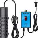 HiTauing Aquarium Heater, Upgraded 100W Fish Tank Heater with Intelligent Leaving Water Automatically Stop Heating and Advanced Temperature Control System, Suitable for Saltwater and Freshwater