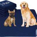 2Pack Pee Pads for Dogs Washable 53x53, Extra Large Puppy Pads Waterproof, Super Absorption, Anti Skid for Whelping Training