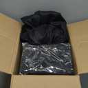 Black 6 Pack Premium Disposable Plastic Table Runner 14 x 108 Inch. Table Runner for Dinner Parties & Events by Grandipity