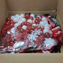 Dolicer 6 FT Pop Up Christmas Tree with Lights, Collapsible Christmas Trees with Abundant DIY Ornaments, Remote Control & 180 Colorful LED Lights, Easy Assemble Pretty Xmas Trees Holiday Party Decor