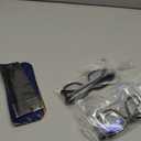 3 Pack Near-range Workspace Progressive Reading Glasses for Women Men Square Oprah Style Blue Light Blocking Readers (Black+gray Tortoise+transparent)