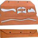 BYYDDIY Stainless Steel Gua Sha Muscle Scraper Tools Kit, Scraping Massage Tool,Massage Scraper Tools for Physical Therapy (M-SDB)