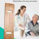 Wooden Slide Transfer Board with Handles, 500 lb Capacity Heavy Duty Slide Boards for Transfers of Seniors and Handicap, 30 x 8 x 0.7