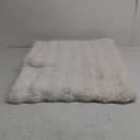 50x60 Inches Ultra-Soft Fuzzy Faux Fur Plush Throw Blanket - Thick, Warm Sherpa for Couch, Sofa, Bedroom, Camping - Decorative Blanket for Cozy Warmth, Bubble Ivory White