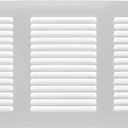 Vent Systems 12'' x 6'' Inch (Overall Dimensions) - White - Air Vent Duct Cover Metal Return Grill with Built in Pest Guard Screen HVAC Vent Duct Cover for Home Improvement