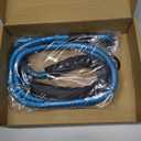 No Pull Dog Harness Adjustable Reflective Oxford Easy Control Medium Large Dog Harness with A Free Heavy Duty 5ft Dog Leash (L (Neck: 18"-25.5", Chest: 24.5"-33"), Blue Harness+Leash)