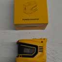 200W Portable Power Inverter for DeWALT 20V,Ecarke Outdoor Generato Battery Converter with 2 USB&LED&AC Battery Powered Outlet,Convert DC 18V/20V to AC 110V-120V Portable Power Station(Tool Only)