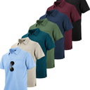 SCODI 6 Pack Polo Shirts for Men with Pocket Moisture Wicking Golf Polo Shirt Short Sleeve Outdoor Work Tactical Tshirt 3XL
