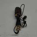 TOPUPHOE Hot Air Brush Dryer, Oval Brush for Blow Drying, Hair Dryer Brush One-Step Hot Air Styling Tools, 1000W, Ceramic Coating, 3 Heat Settings, 360 Swivel Cord, Black & Gold