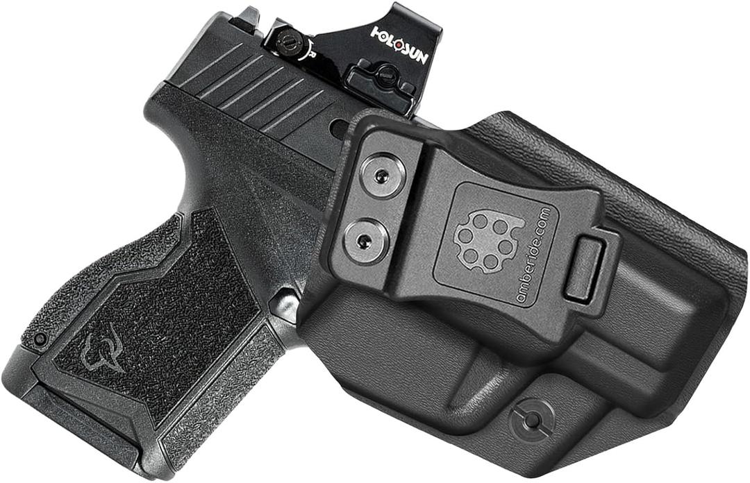 Amberide IWB Kydex Holster for Taurus GX4, Concealed Carry, Optics Ready, Adjustable Cant, Posi-Click Retention, Made in USA (Left Hand Draw)