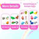 Christmas Advent Calendar 2025 for Kids 24 Day Holiday Countdown with 3D Printed Animals Educational STEM Toys, Christmas Decorations & Party Favors Gift Set