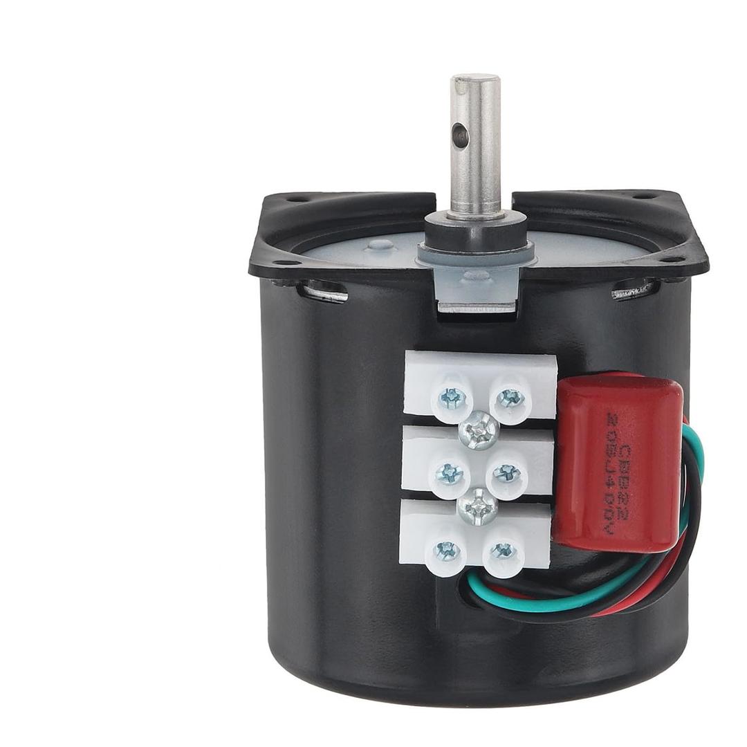 ZVKV 10 RPM AC Motor Synchronous Gear Motor 60KTYZ 110V CW/CCW High Torque Permanent Magnet Micro Electric Motor