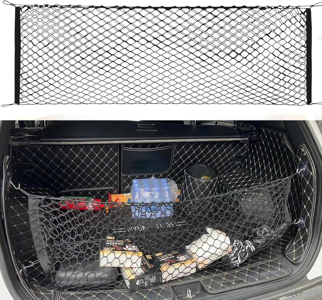Rear Trunk Cargo Net Compatible with 2000 to 2022 2023 2024 2025 2026 Expedition