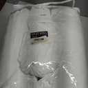 Kingnex Split King Mattress Topper for Adjustable Bed Fluffy Matress Cover Quilted Fitted Mattress Pad with Elastic Pocket (White)