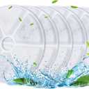 Cat Water Fountain Filters, 6 Pieces Triple Filtration System Replacement Filter Fit for 84oz/2.5L Cat Pet Fountain, 6 Filtration System
