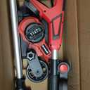 Brushless Lawn Edger Compatible with Milwaukee 18v Battery(Tool ONLY), Electric Cordless Edger/Trencher 9 Blade, 3 Position Adjustable Depth, 180Handle, Lightweight with Rear Wheel for Landscaping