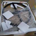 LITTLE TREE Round Dining Table for 4-6 People, 47 Inches Dining Room Table with Wooden Pedestal Base, Circle Kitchen Tables for Dining Room, Kitchen, Living Room, Rustic Brown