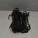 12 Inch Rebar Stakes Pack of 50 J Hook Ground Stakes Heavy Duty Chain Link Fence Stakes Galvanized Anchors Metal Tent Stakes for Wire Fencing Concrete Forming Trampolines Camping Canopies Shed Swing