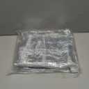 Houseables Sweater Bags Moth Proof, Clothing Storage Bags, with Zipper, Sweater Storage, Clear Zippered Organizers, Clothes, Blanket, Linen, Bedding, Quilt, Vinyl Plastic Protectors, 18x15x4”, 5 Pack.