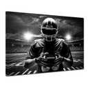 Rugby Field Stadium American Football Canvas Wall Art Boys Bedroom Decor