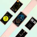 Cloudpoem Fitness Tracker No Bluetooth No APP/Phone Required, Fitness Watch for Men Women Parents Pedometer Watch with Sleep Tracker Steps Counter Alarm Clocks IP68 Waterproof (Pink)