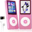 MP3 Player with 32GB TF Card,Built-in HD Speaker,Portable HiFi Music Player with Video/Voice Recorder/FM Radio/Photo Viewer/E-Book Player for Kids
