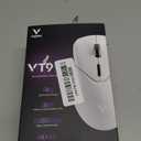 Rapoo VT9PRO 4K Wireless Gaming Mouse, PAW 3398 Sensor, 26000 DPI, 4KHz Polling Rate, 0.25ms Response Time, Lightweight, 10 Programmable Buttons, 180h Battery Life, On-Board Memory, PC - White