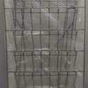 6 Tier Wire Countertop Racks,18" Wide Metal Book Display Rack Magazine Rack with Sign Channel,Foldable Retail Vendor Booth Display Stand for Greeting Card,Brochure,Art Print,CD,Craft,Comic