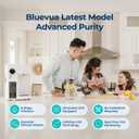 Bluevua RO100ROPOT Countertop Reverse Osmosis Water Filter System, Portable RO Filtration with Remineralization, No Installation, WQA Certified - ROPOT-UV, 6-Stage RO
